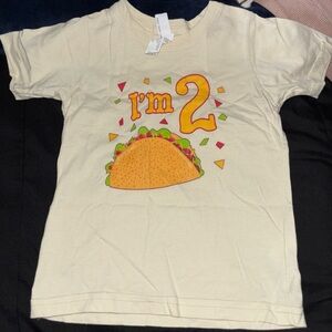 Inktastic I'm Two- Taco Birthday Party Toddler T-Shirt Second Bday Unisex Used